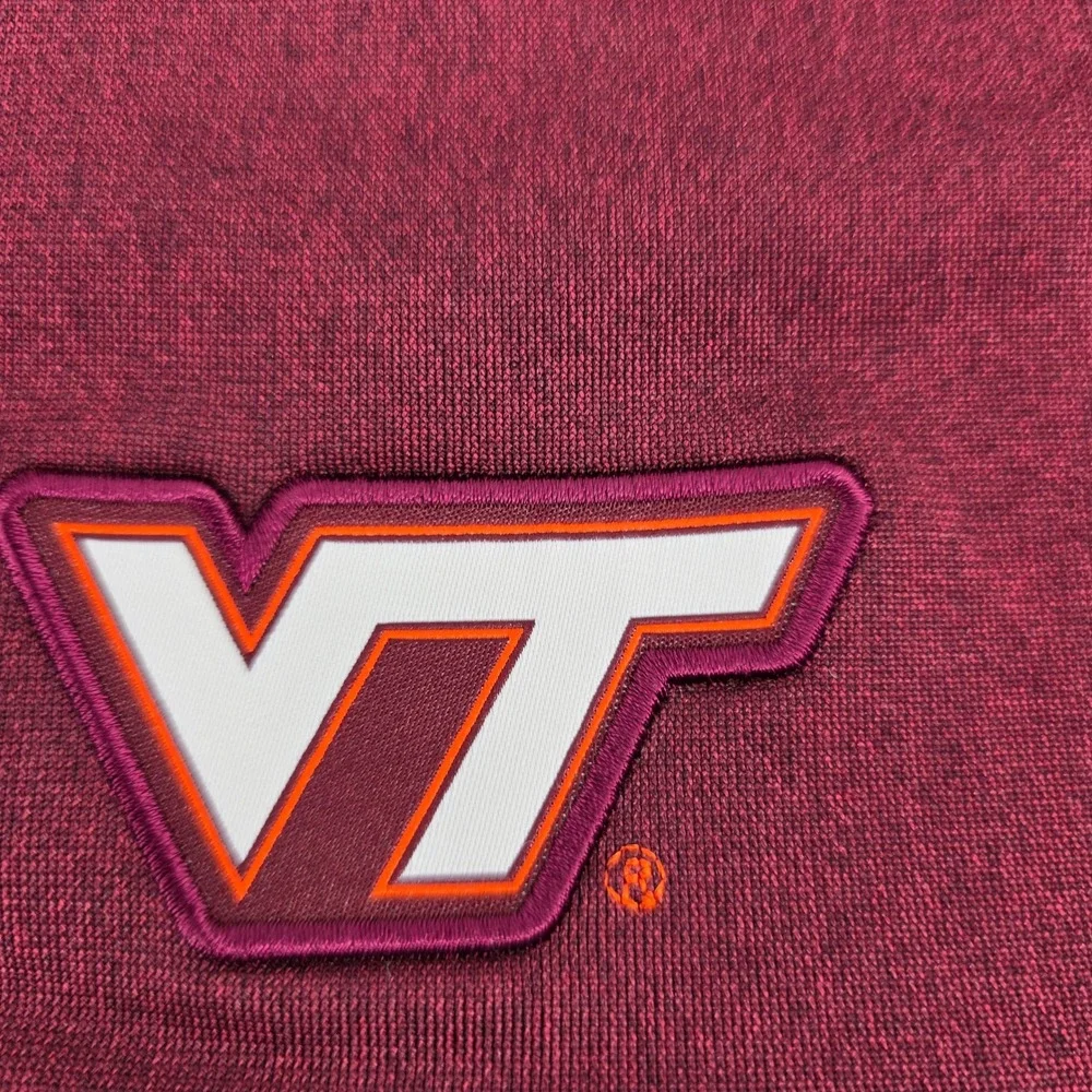 Nike Virginia Tech Hokies Pullover Mens Dri-FIT Quarter Zip‎ Maroon Medium